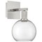 Access Lighting Port Nine Burgundy, Burgundy LED Wall Sconce, Brushed Steel Finish, Clear Glass 63145LEDD-BS/CLR - alternate 6